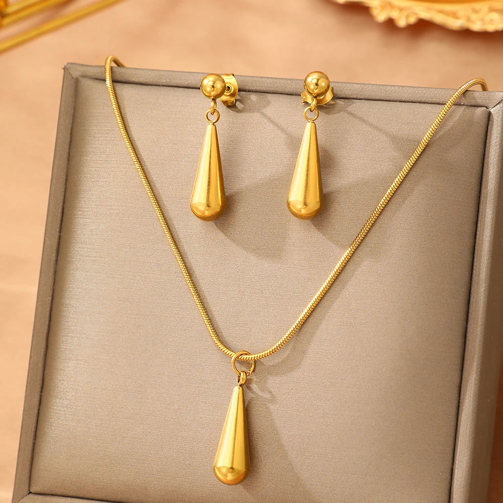 Conjunto de acero inoxidable, diseño minimalista